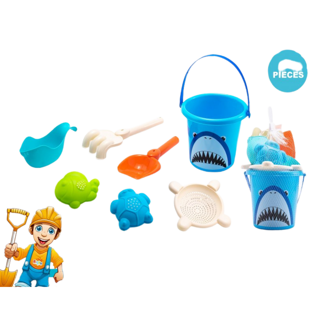SET BALDE Y ACCESORIOS PLAYA TIBURON
