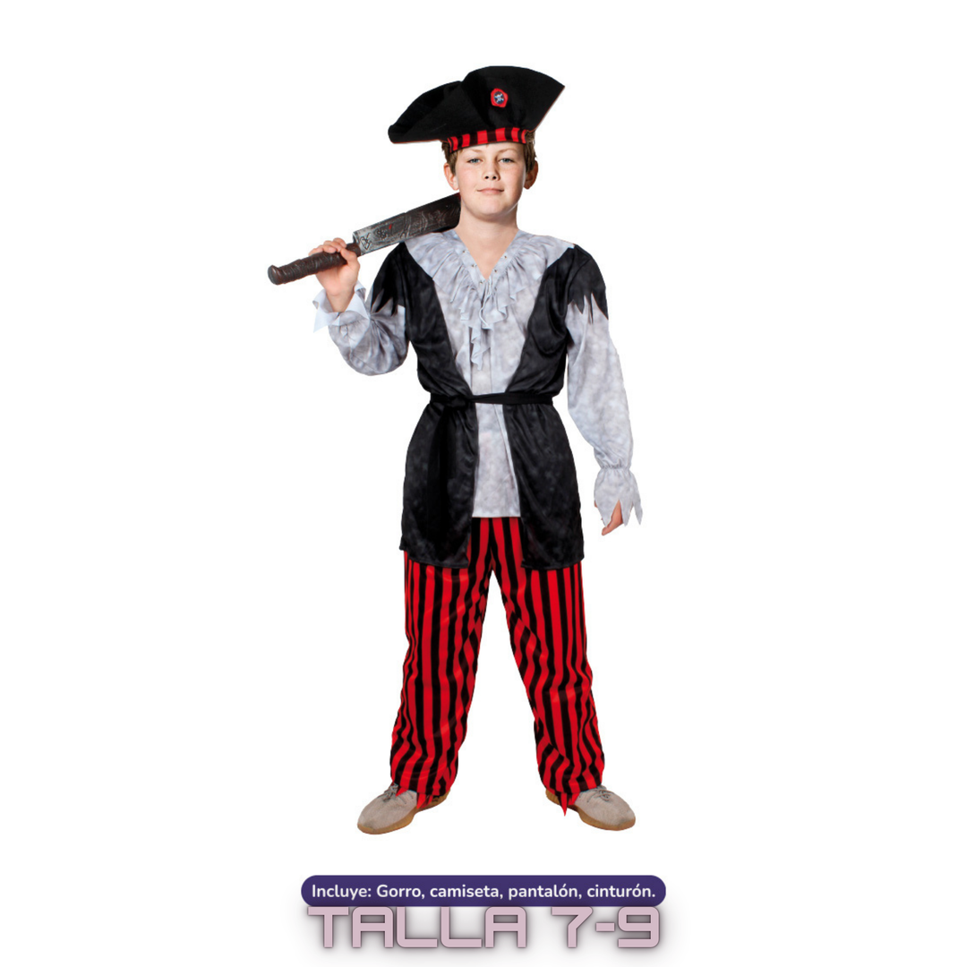 DISFRAZ PIRATA T 7-9