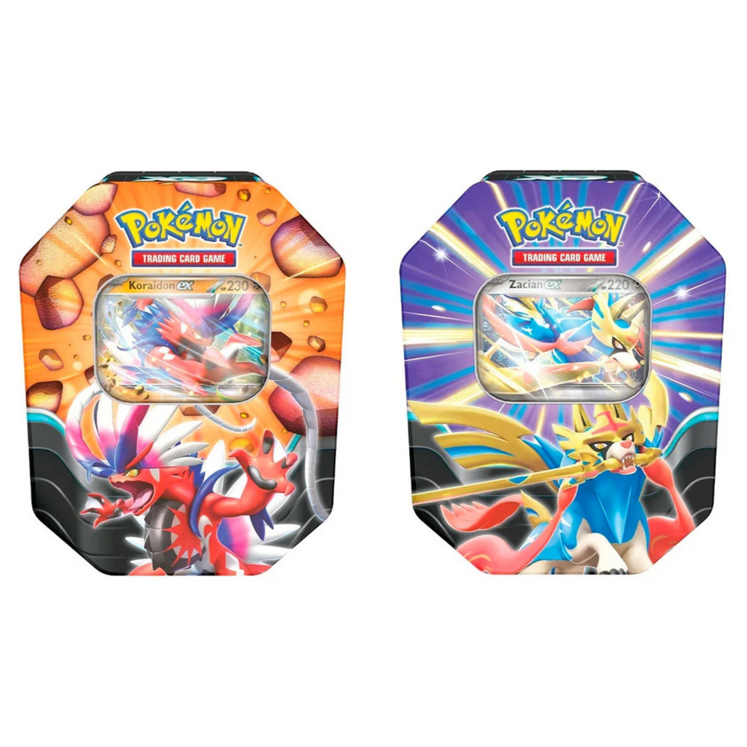 CAJA METALICA MEDIANA POKEMON SLASHING