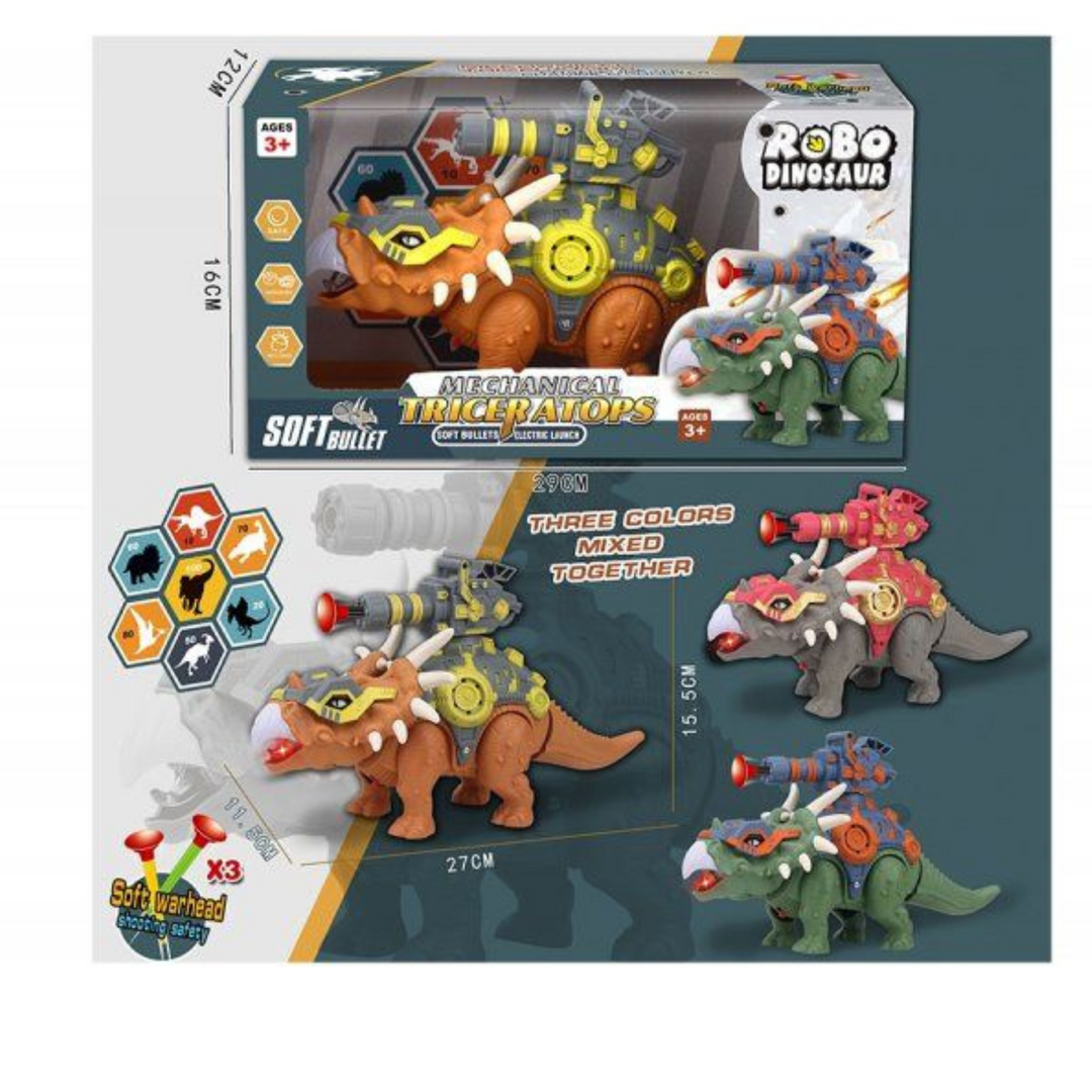 TRiceratop Camina Y Dispara