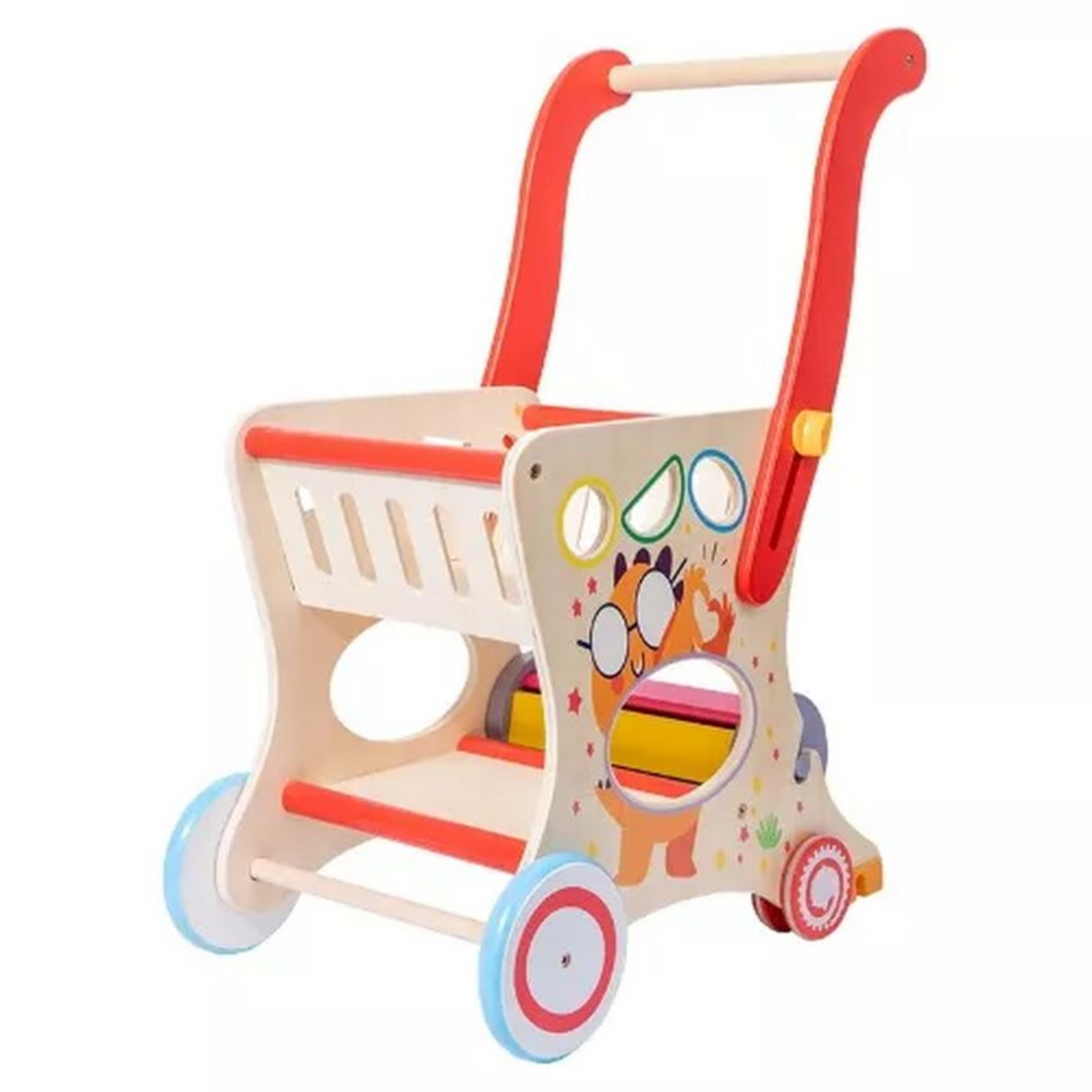 CARRITO COMPRAS DE MADERA