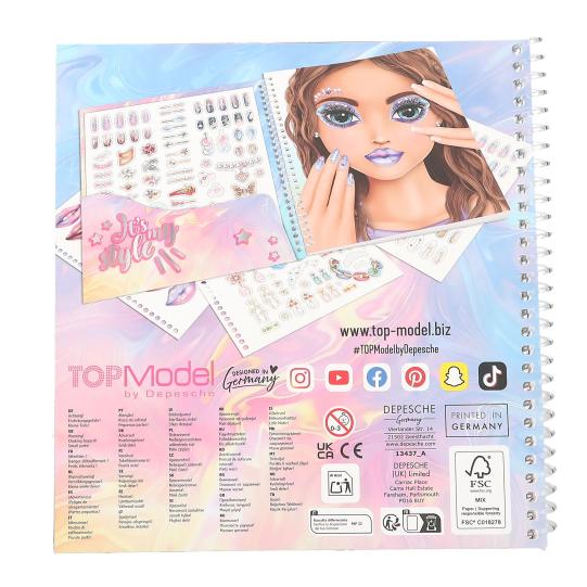 LIBRO MAQUILLAJE UÑAS TOP MODEL