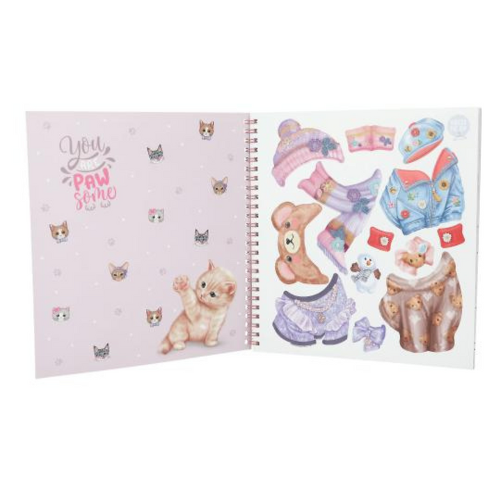 LIBRO TOP MODEL COLOREA GATITOS
