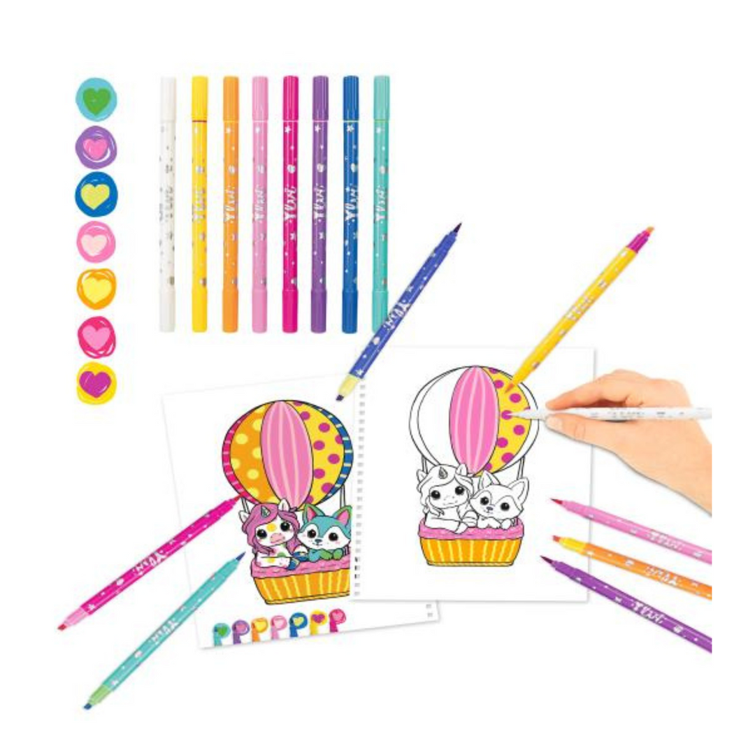 LIBRO PARA COLOREAR UNICORNIO