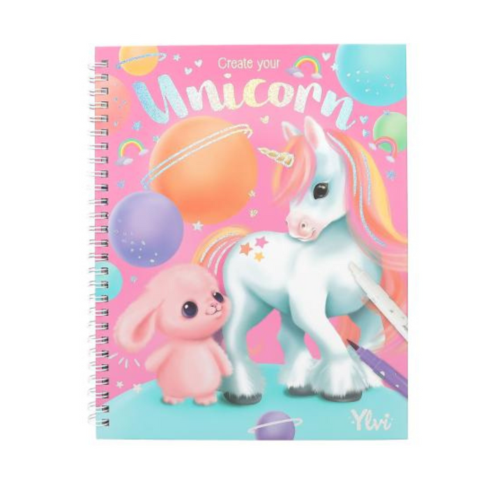 LIBRO PARA COLOREAR UNICORNIO