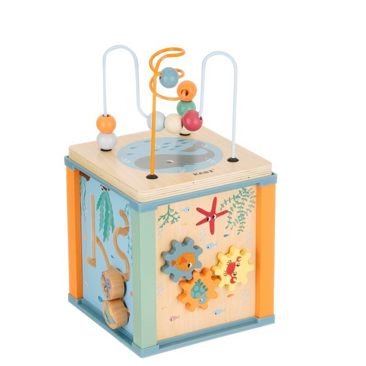 CUBO DIDACTICO MADERA 5 EN 1