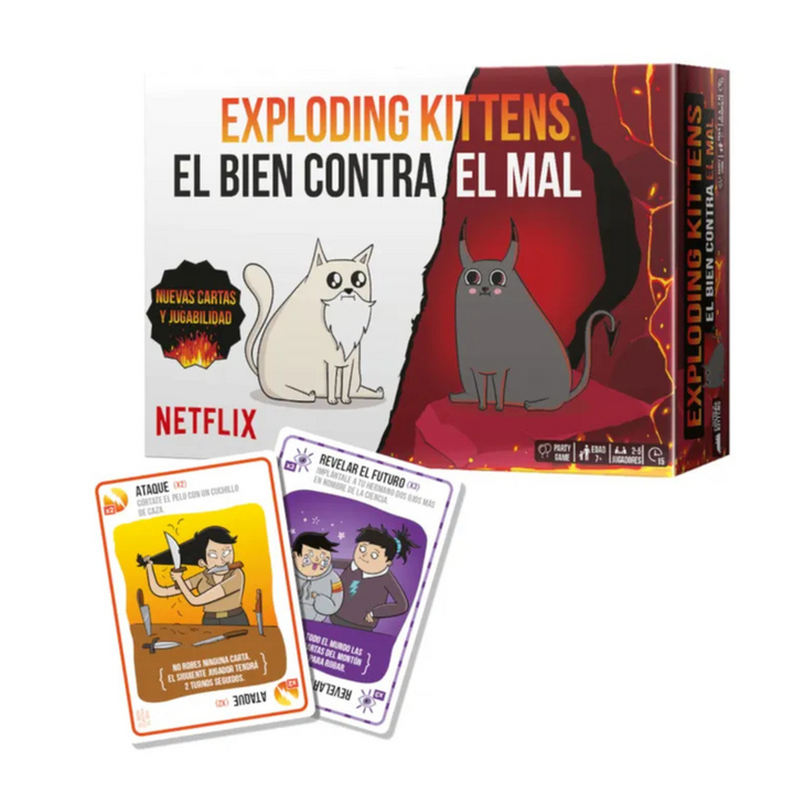 EXPLODING KITTENS EL BIEN CONTRA EL MAL