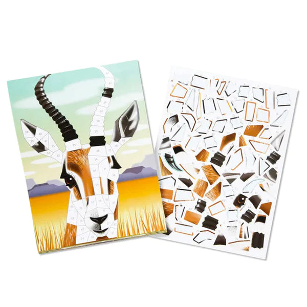 Block Stickers Mosaico Safari
