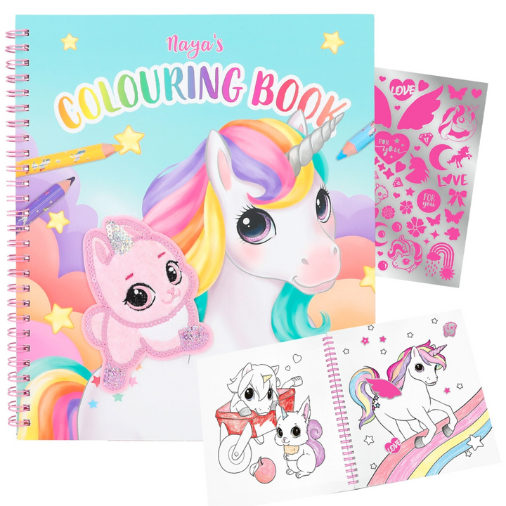 Ylvi Libro Colorea Unicornio