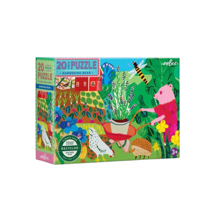 Puzzle 20 Piezas Jardín Con Oso