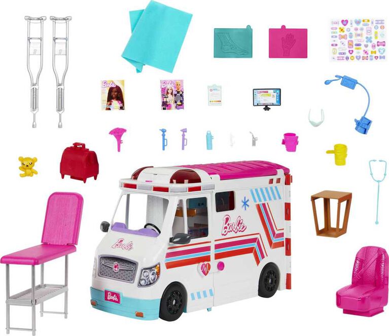 Barbie Ambulancia Y Clinica