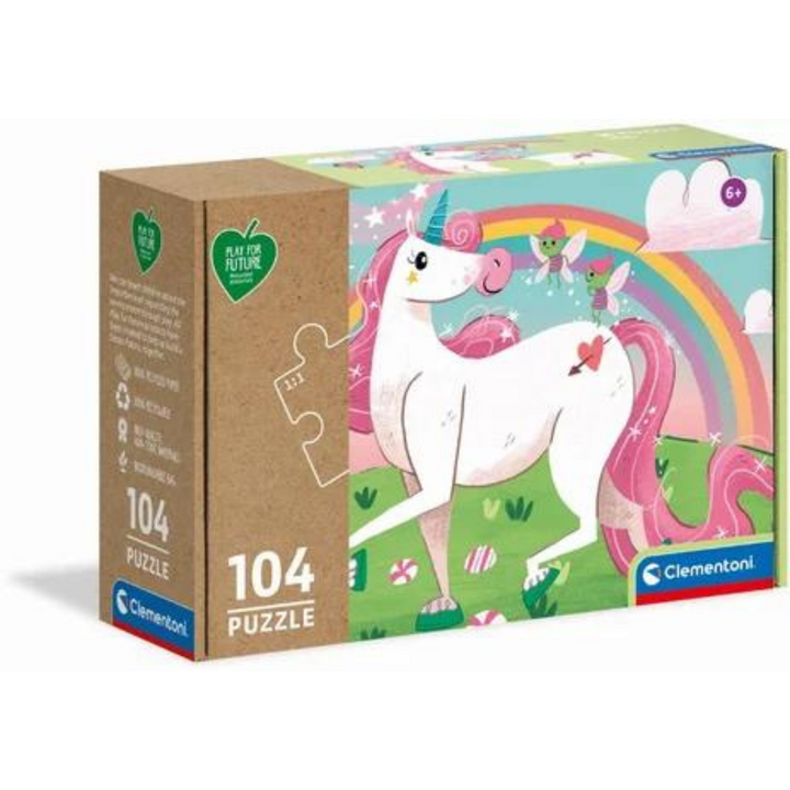 Puzzle 104 Piezas Unicornio Brillantes