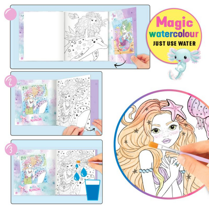LIBRO ACUARELAS SIRENA