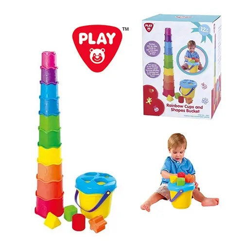 Set 2 En 1 Apilable Y Cubo