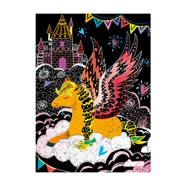 LAMINAS PARA RASPAR PEGASOS MAGICOS