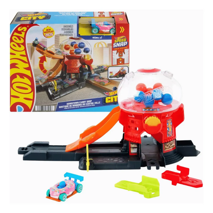 PISTA HOTWHEELS TIENDA DE DULCES