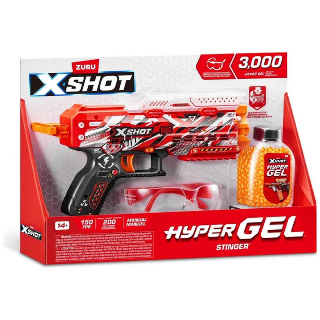 PISTOLA XSHOT LANZA BOLITAS HIPERGEL