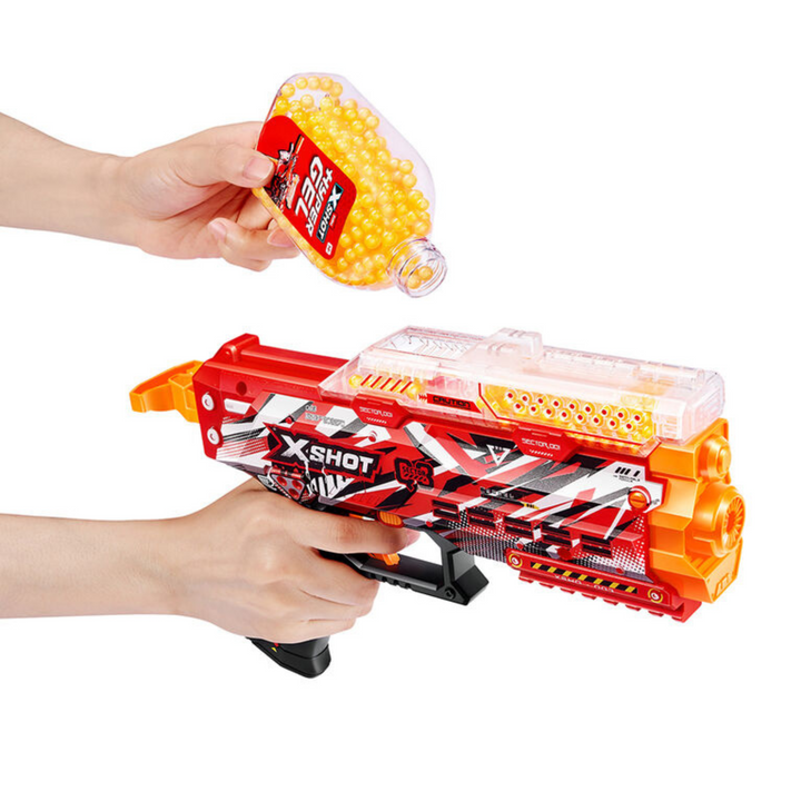 PISTOLA XSHOT LANZA BOLITAS HIPERGEL