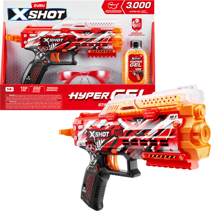 PISTOLA XSHOT LANZA BOLITAS HIPERGEL
