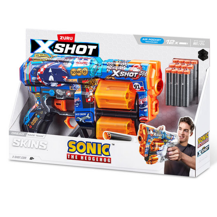 PISTOLA SKIN SONIC 12 DARDOS