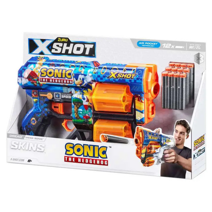 PISTOLA SKIN SONIC 12 DARDOS