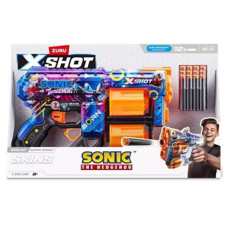 PISTOLA SKIN SONIC 12 DARDOS