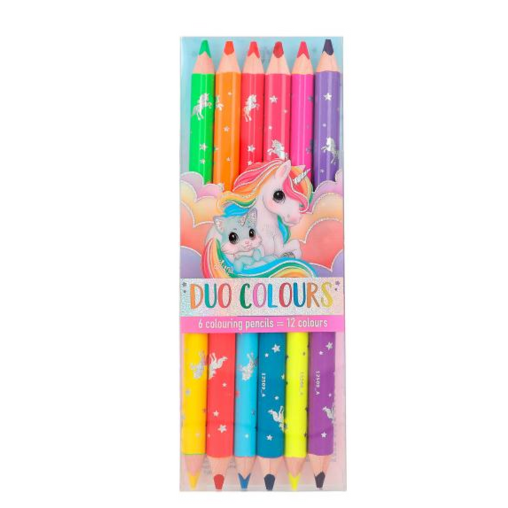 SET 6 LAPICES DUO COLOR YLVI