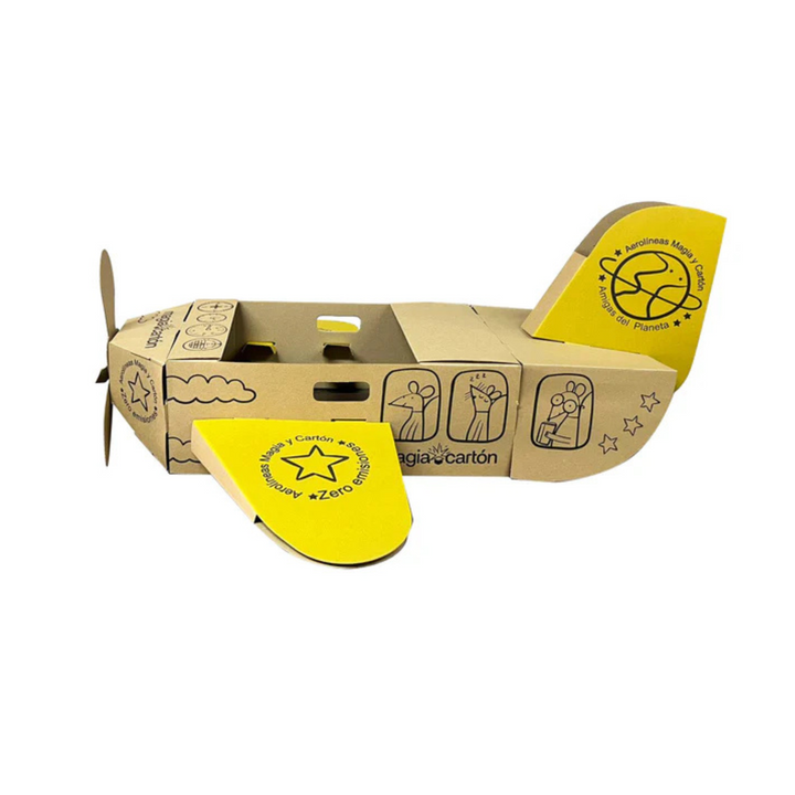 AVION MAGIA Y CARTON