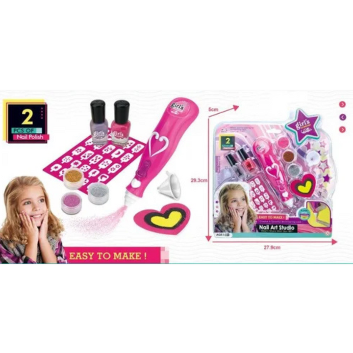 SET UÑAS CON BOLIGRAFO