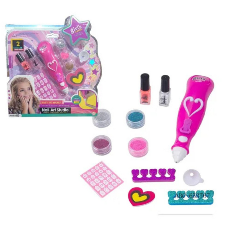 SET UÑAS CON BOLIGRAFO