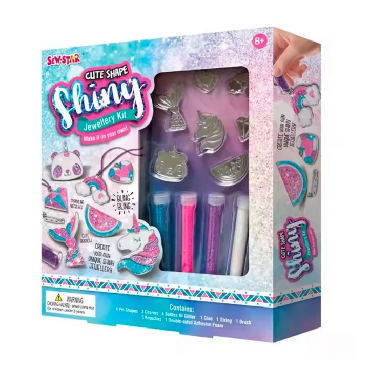 SET PARA HACER COLLAR CON GLITTER