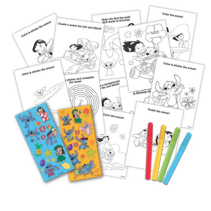 SET ACTIVIDADES PARA PINTAR STICH