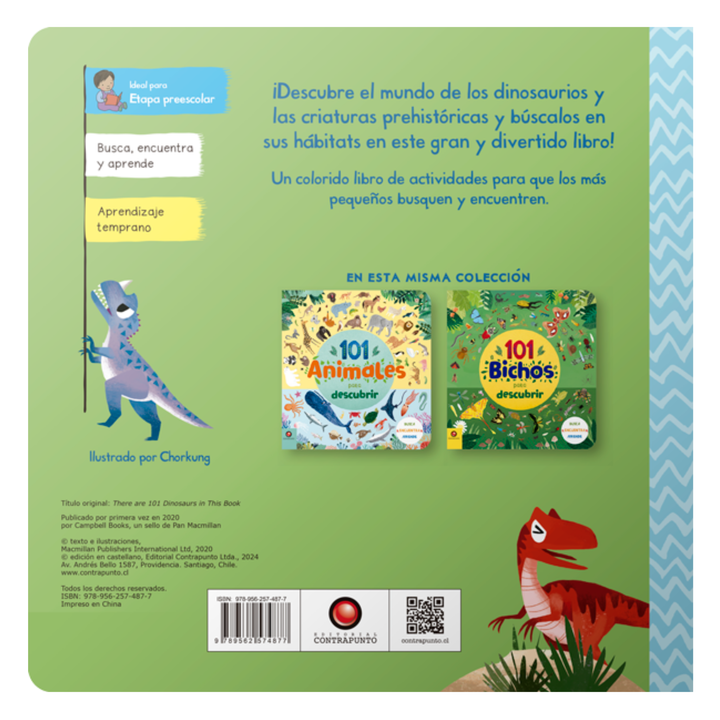 LIBRO 101 PARA DESCUBRIR DINOSAURIOS