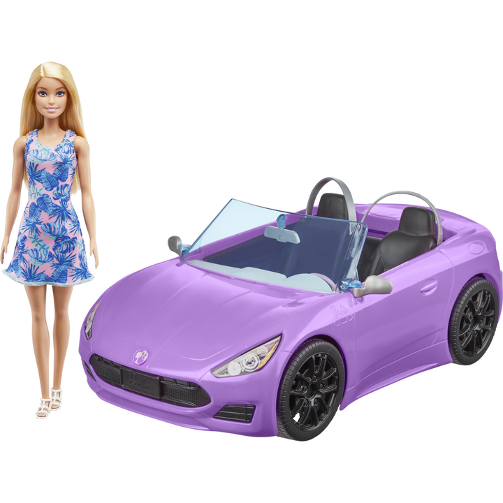 BARBIE CONVERTIBLE CON MUÑECA