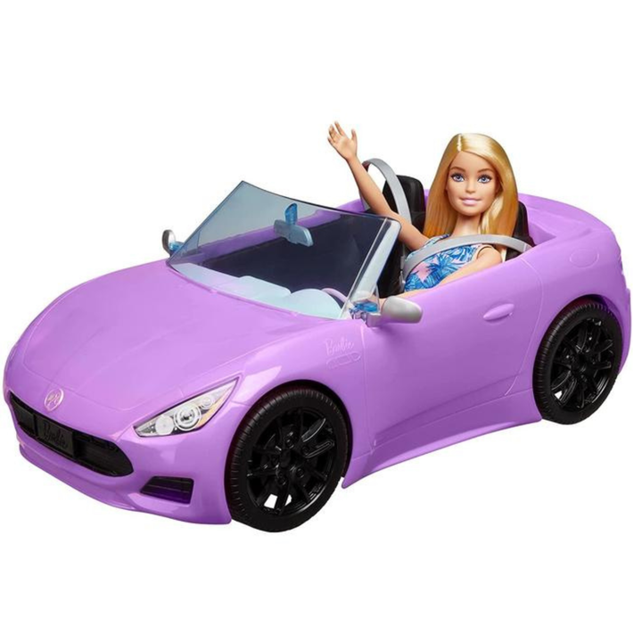 BARBIE CONVERTIBLE CON MUÑECA