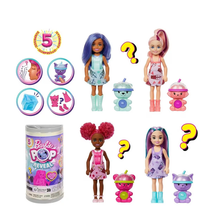 BARBIE CHELSEA POP REVEAL
