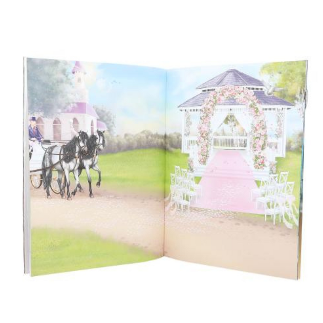 LIBRO GLAMOUR STICKERS WORLD
