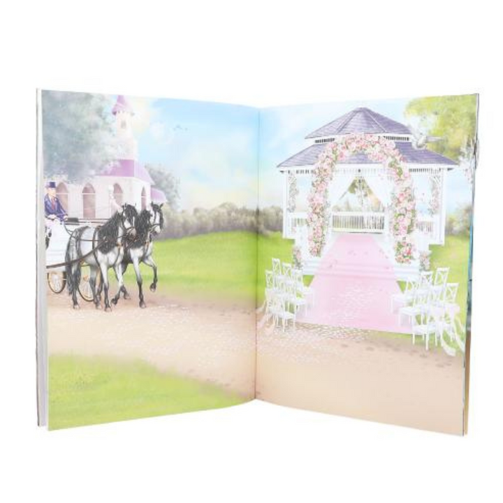 LIBRO GLAMOUR STICKERS WORLD