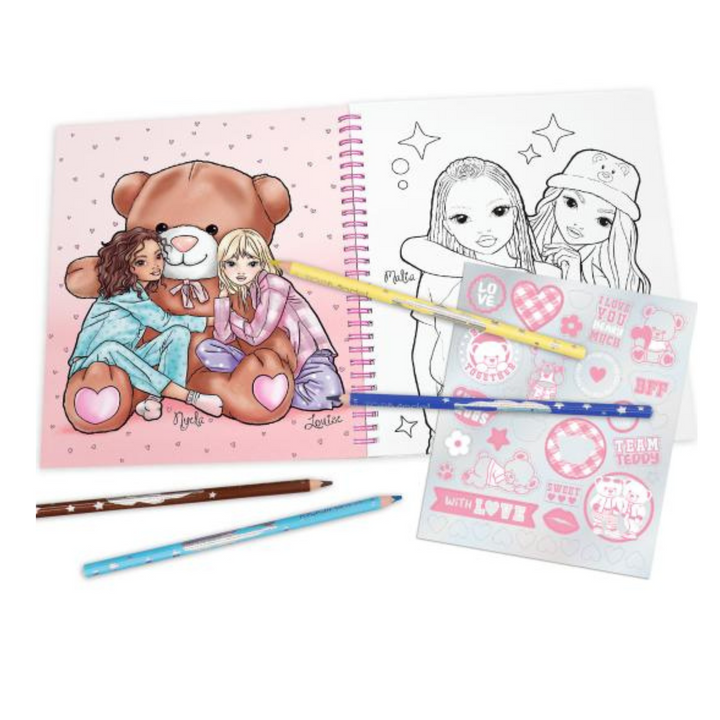 LIBRO COLOREAR TEAM TEDDY