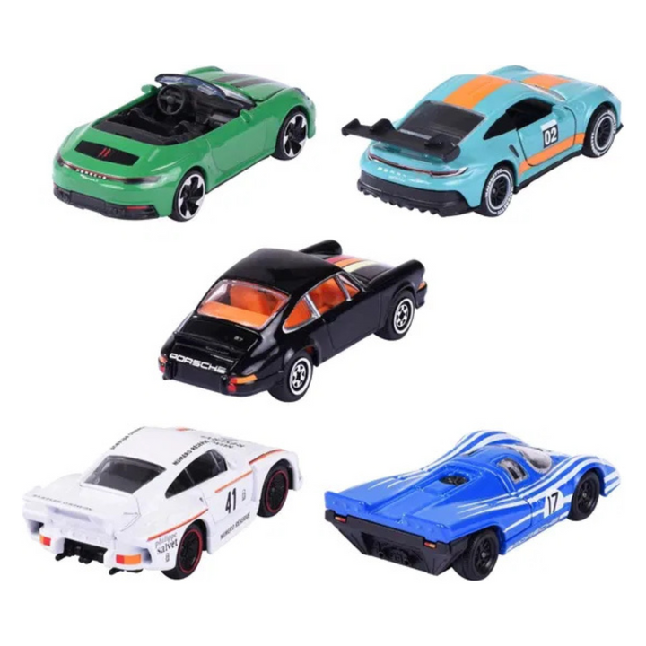 MAJORETTE PORSCHE 5 PIEZAS