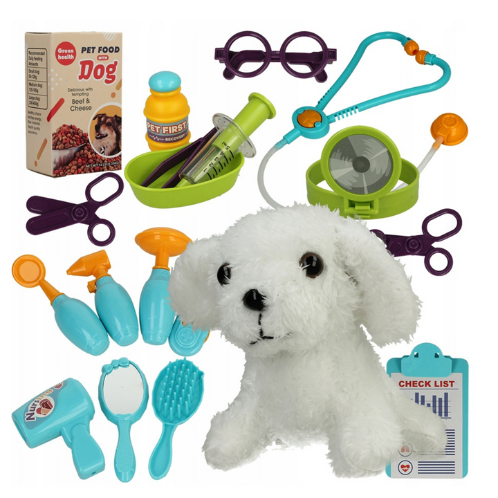 SET VETERINARIO CON PELUCHE