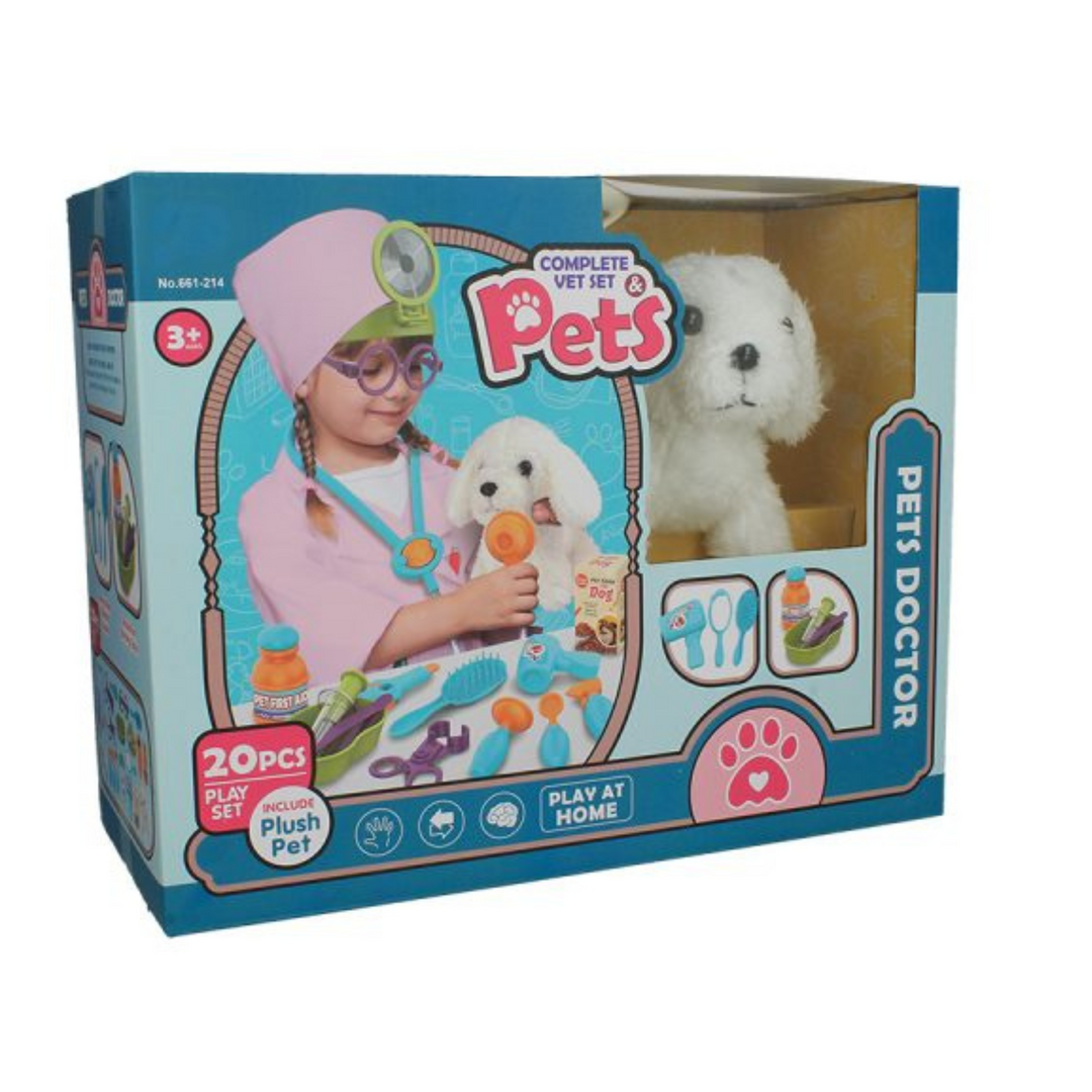 SET VETERINARIO CON PELUCHE