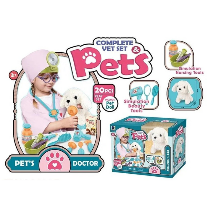SET VETERINARIO CON PELUCHE