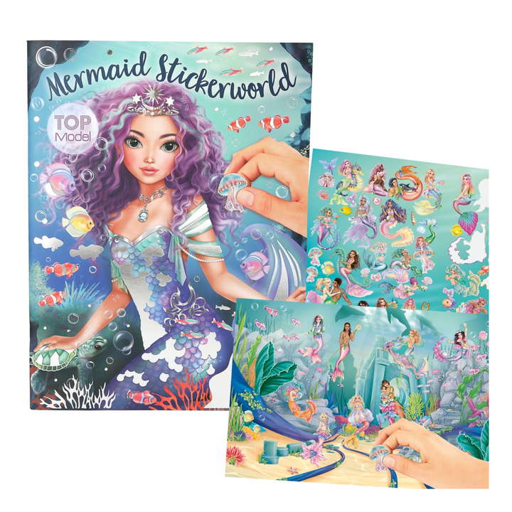 LIBRO STICKERS WORLD METALICO SIRENA