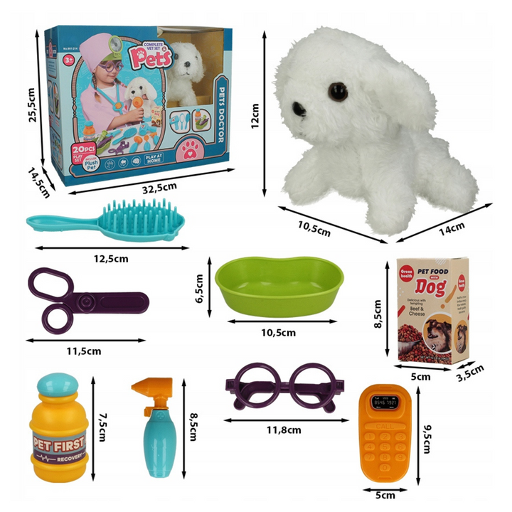 SET VETERINARIO CON PELUCHE