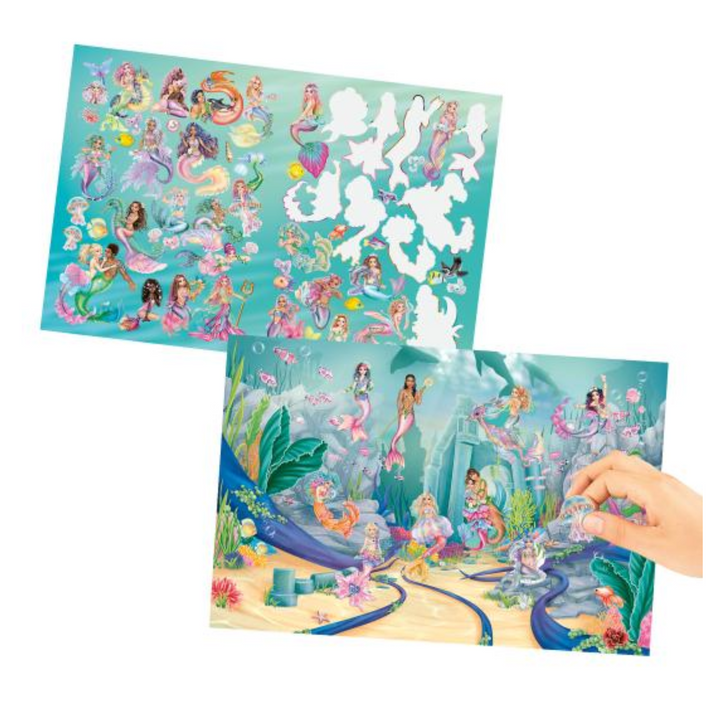 LIBRO STICKERS WORLD METALICO SIRENA