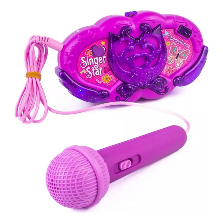 MICROFONO KARAOKE CON LUZ