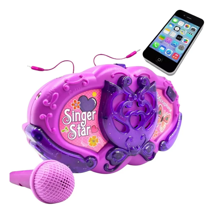 MICROFONO KARAOKE CON LUZ