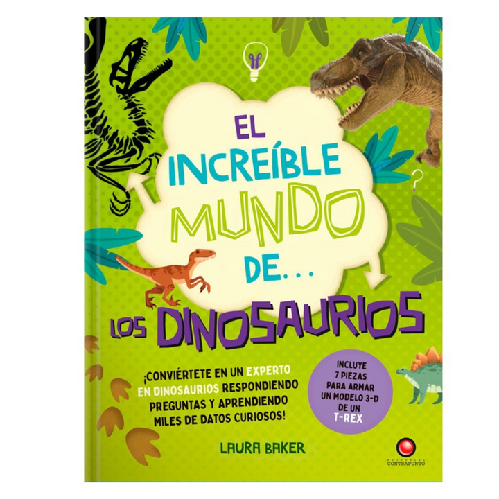 LIBRO EL INCREIBLE MUNDO DE LOS DINOSAURIOS