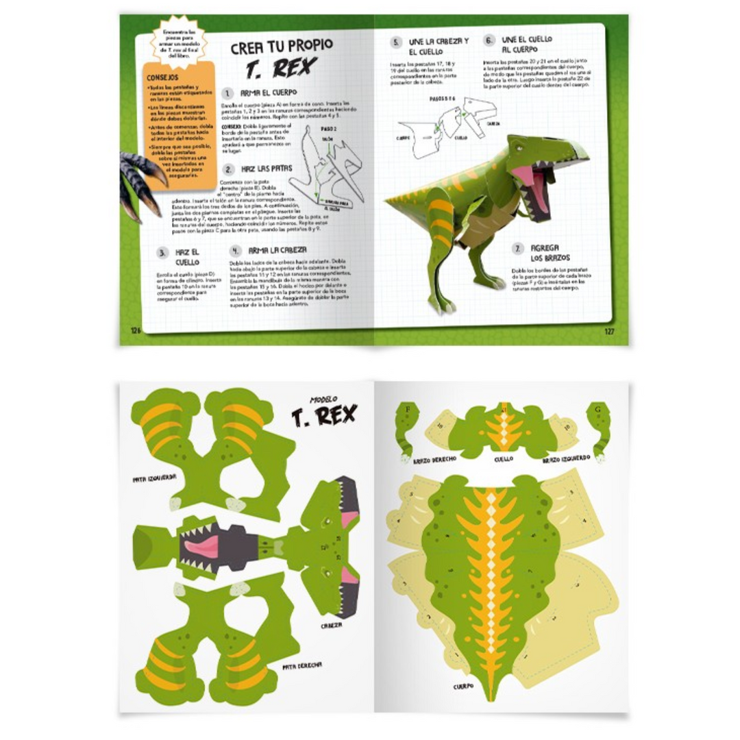 LIBRO EL INCREIBLE MUNDO DE LOS DINOSAURIOS